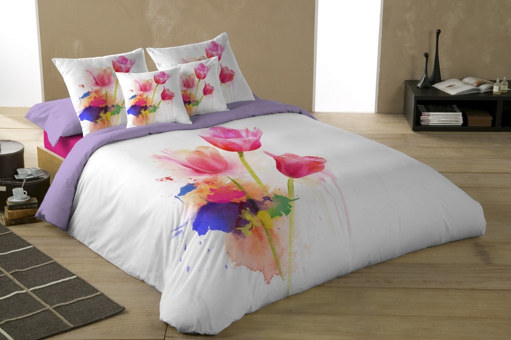 Housse de couette Jade (incluant un coussin décoratif)