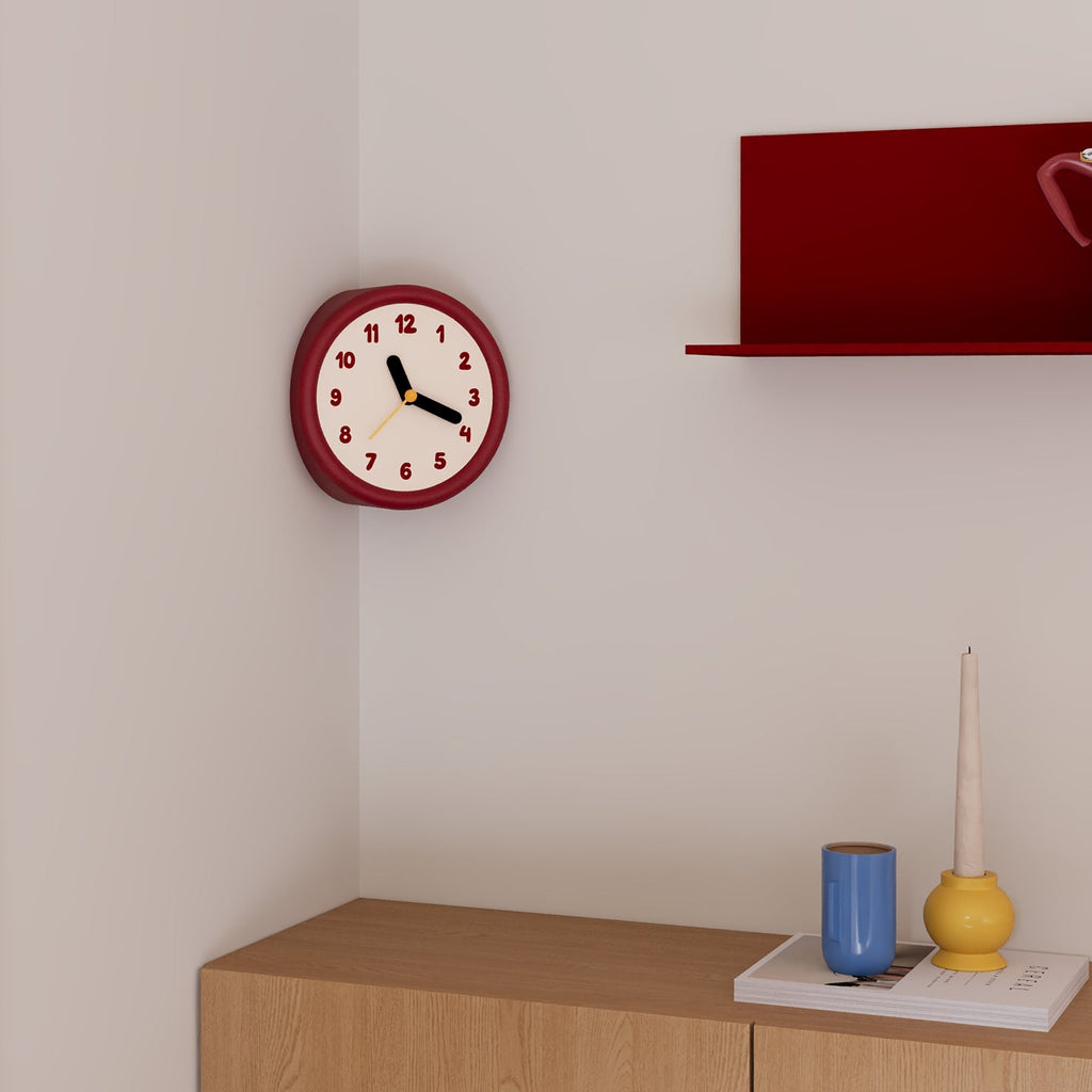 Red Corner Time Clock