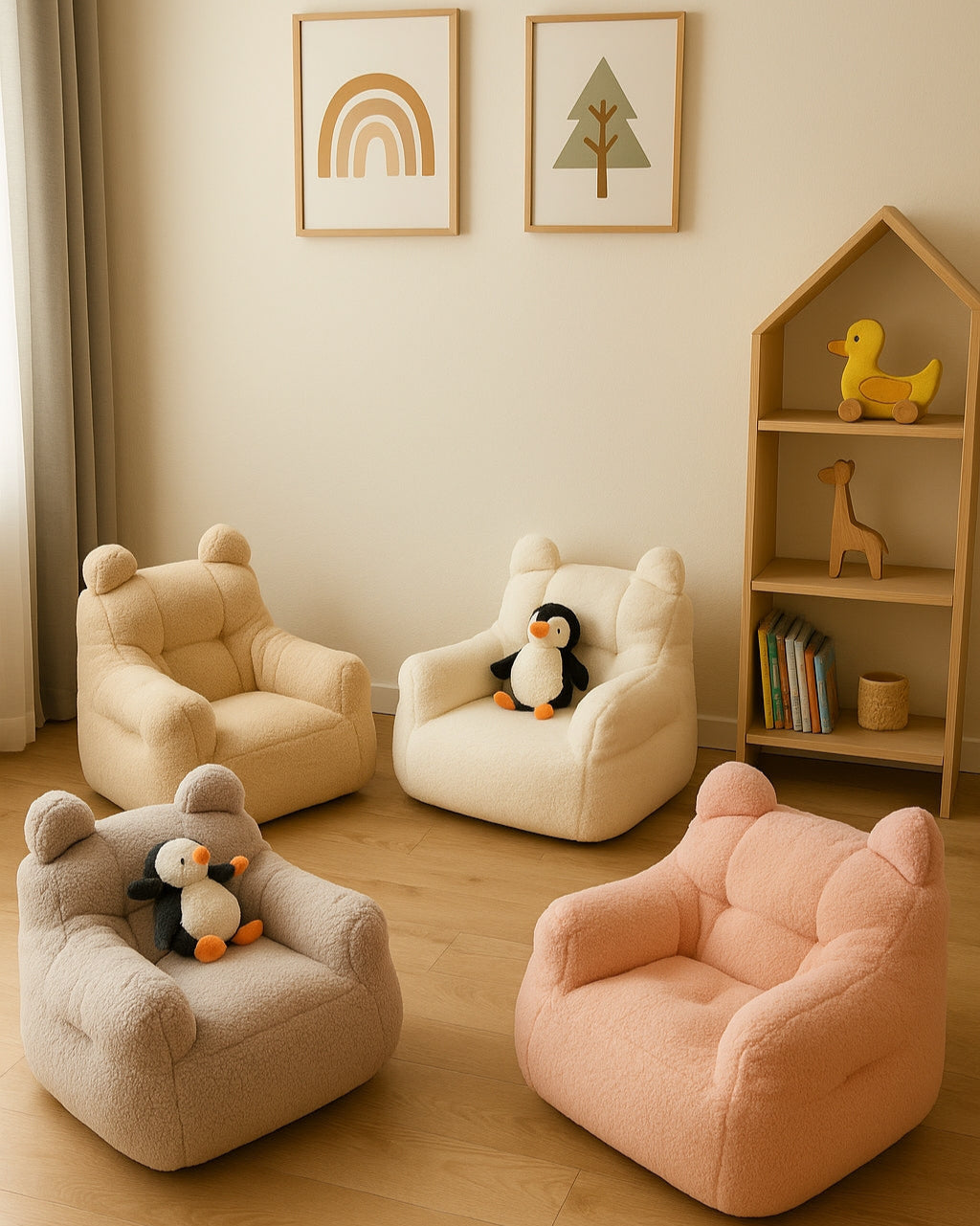 Bear Shaped Lazy Sofa Bean Bag